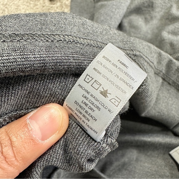 Lalabu Men’s Baby Dad Shirt Shortsleeve V-Neck in Gray Size L - Picture 12 of 14